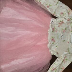 Mila & Rose Spring Kittens Long Sleeve Tutu Dress Easter Spring Toddler 2T
